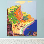 Beach Party 37x45 Leinwanddruck (Insitu (Holzboden))