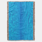 Beach Party Blues Sonne Meerwasserpool Pop Farbe Decke (Vorderseite Vertikal)