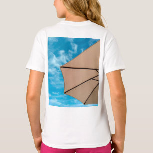 Beach Party Blues Sonne Ozean Schirm Pop Farbe T-Shirt