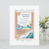 Beach Party © Einladung (Stehend Vorderseite)