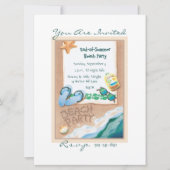 Beach Party © Einladung (Vorderseite)