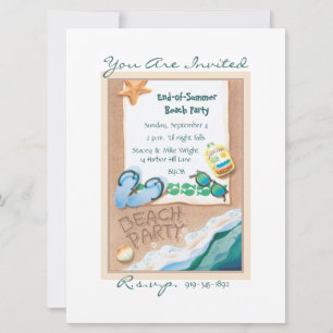 Beach Party © Einladung