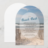 Beach Party Einladung (Vorne/Hinten)