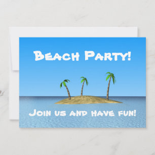 Beach Party! Einladung