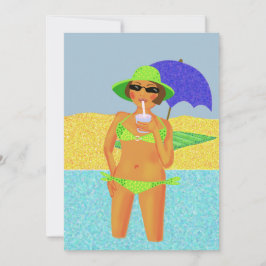 Beach Party Einladung