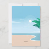 Beach Party Einladung (Rückseite)