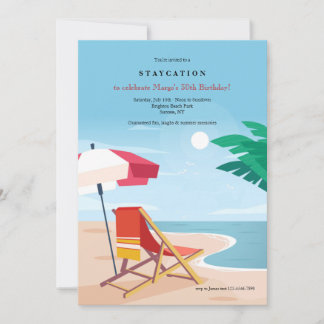 Beach Party Einladung