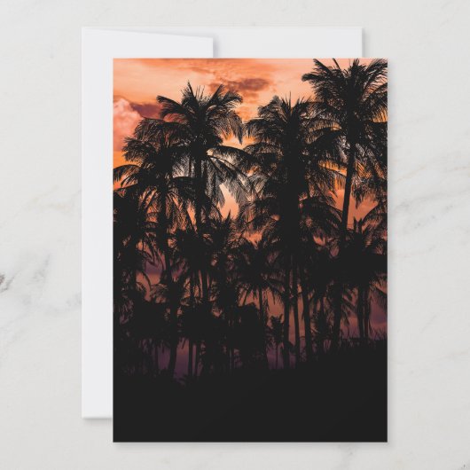 Beach Party Entdeckungsreise Einladung (Rückseite)