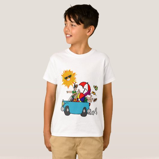 Beach Party Family Wiedersehen T-Shirt (Vorne ganz)