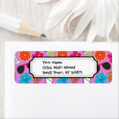 Beach Party Flip Flops Sonnenbrille Beachball Lila (Insitu)