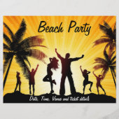 Beach Party Flyer (Vorne)