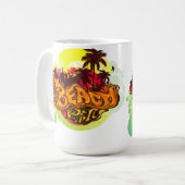 Beach Party Kaffeetasse (Vorderseite Links)