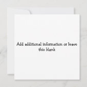 Beach Party Mehrzweckeinladung Einladung (Rückseite)