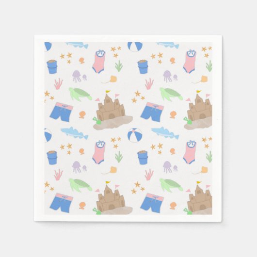 Beach Party Napkins Serviette (Vorderseite)