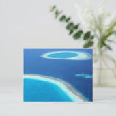 Beach Party Ocean Fun Save the Date Leere Custom Ankündigungspostkarte (Stehend Vorderseite)