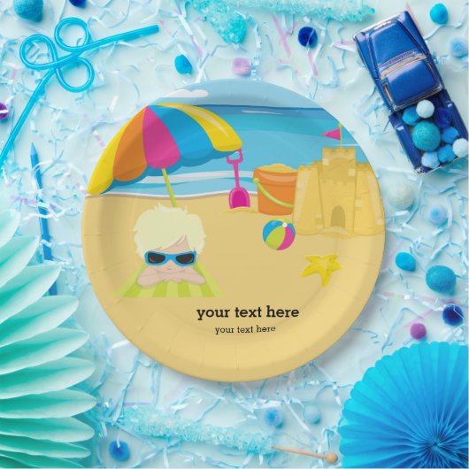 Beach Party Pappteller (Party)