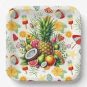 Beach Party Pappteller (Vorderseite)