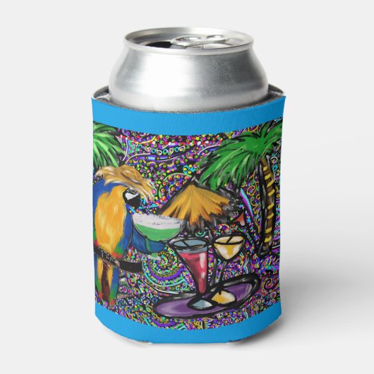 Beach Party Parrot Dosenkühler (Kanne Vorderseite)
