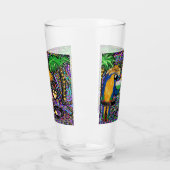Beach Party Parrot Glas (Links)