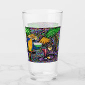 Beach Party Parrot Glas (Vorderseite)