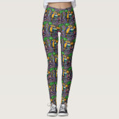 Beach Party Parrot Leggings (Vorderseite)