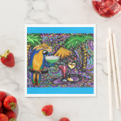 Beach Party Parrot Serviette (Beispiel)