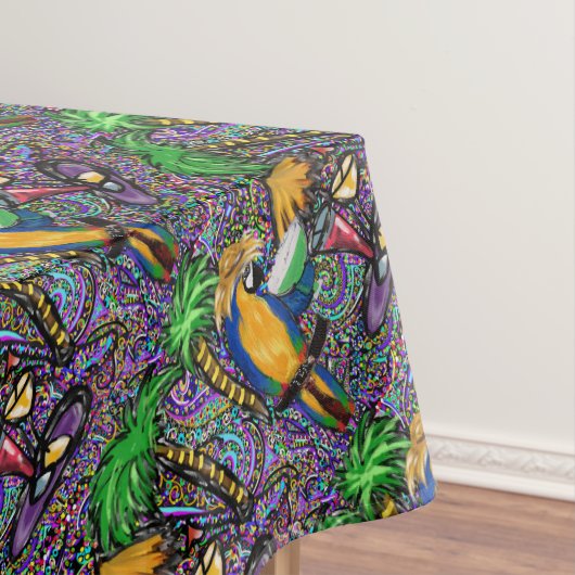 Beach Party Parrot Tischdecke (Beispiel)