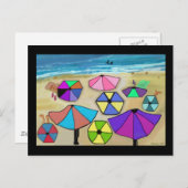 Beach Party Postkarten (Vorne/Hinten)