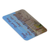 Beach Party Save the Date Magnet (Rechte Seite)