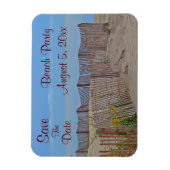 Beach Party Save the Date Magnet (Vertikal)
