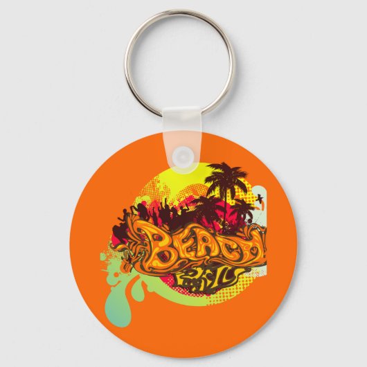Beach Party Schlüsselanhänger (Vorderseite)