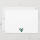 Beach Party Sea Glass Einladung (Rückseite)