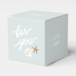 Beach Party Seashell Starfish Personalisiert Geschenkschachtel