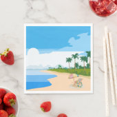 Beach Party Serviette (Beispiel)