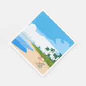 Beach Party Serviette (Ecke)