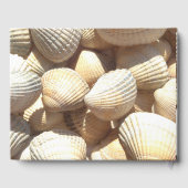 Beach Party Sommer 2017 Tropische Muscheln Gästebuch (Rückseite)