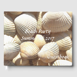 Beach Party Sommer 2017 Tropische Muscheln Gästebuch