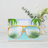 Beach Party - SRF Einladung (Stehend Vorderseite)