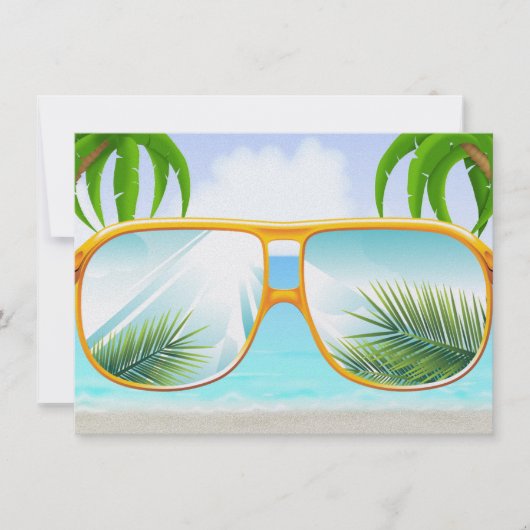 Beach Party - SRF Einladung (Vorderseite)