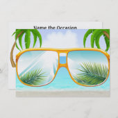 Beach Party - SRF Einladung (Vorne/Hinten)