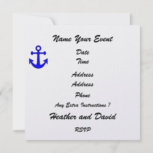 Beach Party - SRF Einladung (Rückseite)