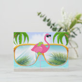 Beach Party - SRF Einladung (Stehend Vorderseite)