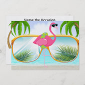 Beach Party - SRF Einladung (Vorne/Hinten)