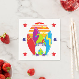 Beach Party Surfgenome Serviette