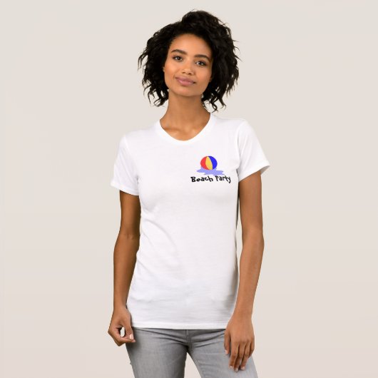 Beach Party T-Shirt (Vorne ganz)