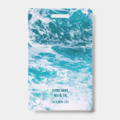 Beach Party VIP All Access Summer Party Ausweis (Rückseite)