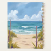 Beach Path | Ocean Watercolor Coastal Painted Planer (Rückseite)