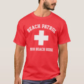 Beach Patrol Personalisieren T - Shirt (Vorderseite)
