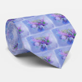 Beach Pea Blume Krawatte (Gerollt)