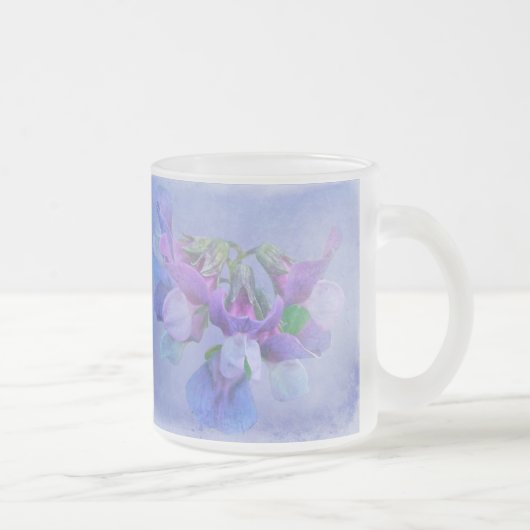 Beach Pea Blume Mattglastasse (Rechts)